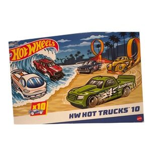 Hot Wheels Hot Trucks 10 Pack Die-Cast Toy Vehicles‎ Collection